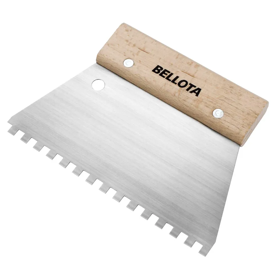 Bellota pialletto dentato spatola 3 mm acciaio