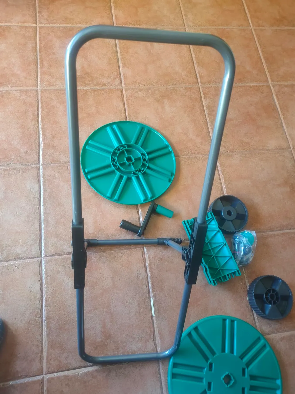 Amig carrello avvolgitubo 45 m verde 75 cm