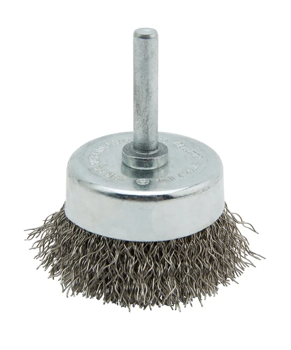 Bellota Bricolage spazzola a tazza acciaio ondulato