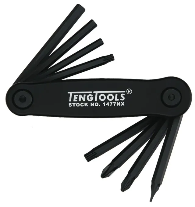TengTools set chiavi pieghevoli 8 pezzi alluminio