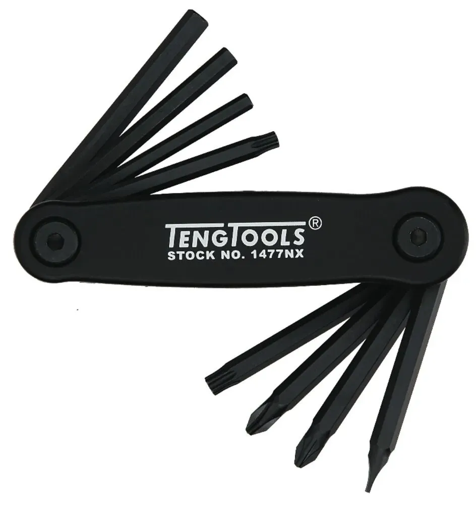 TengTools set chiavi pieghevoli 8 pezzi alluminio