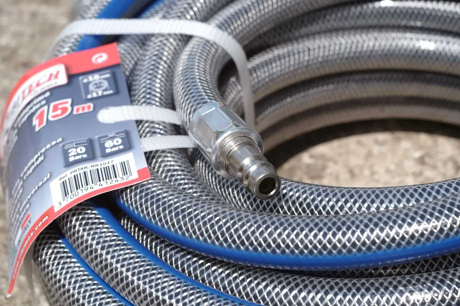 Ribimex tubo aria compressa PVC 15 m 20 bar 10x17 mm