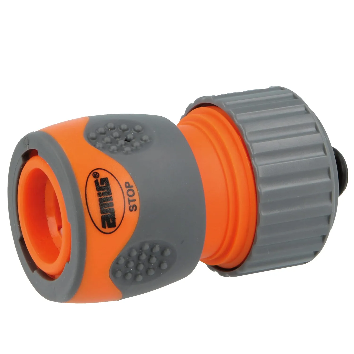 Amig R09 Stop Plus raccordo rapido 3/4" arancio-grigio