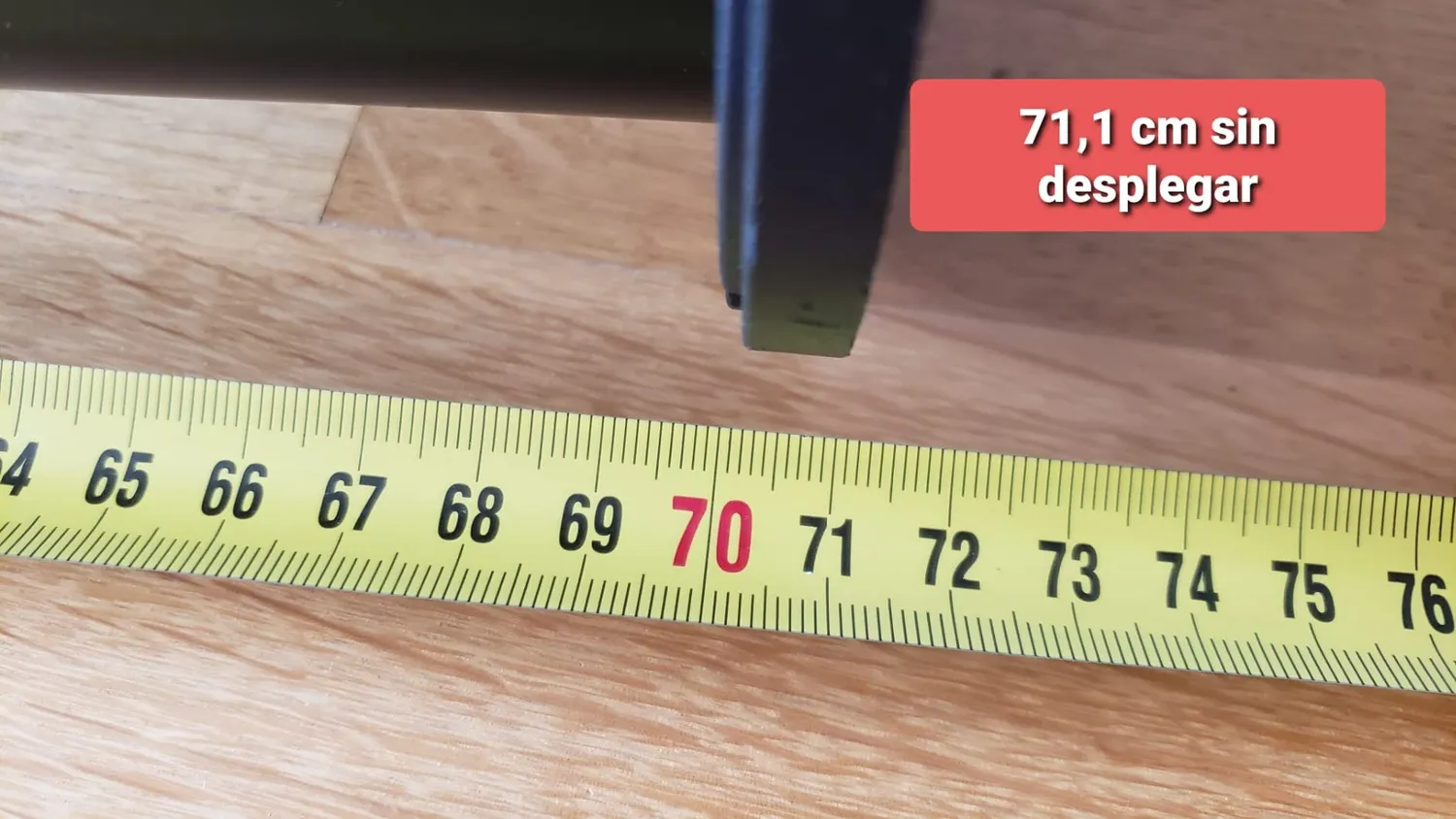 Amig Gamba Tavolo Regolabile Acciaio Nero 870 mm 15 kg