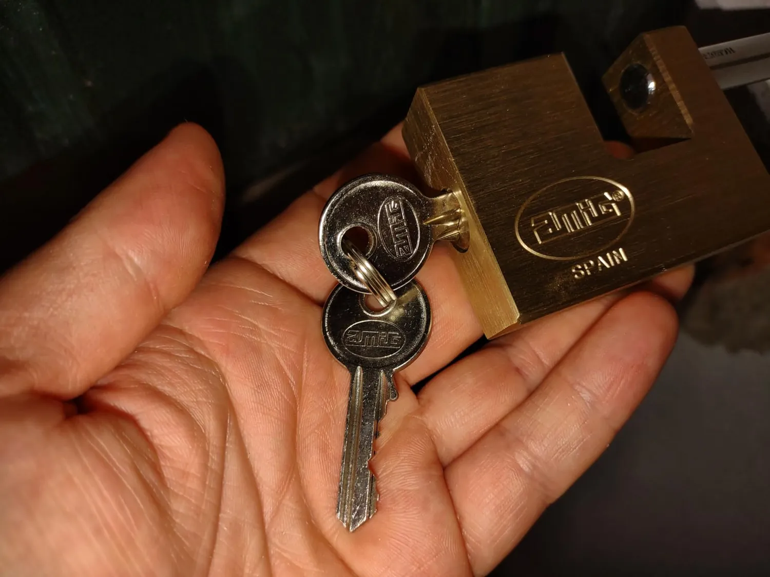 Amig lucchetto 60 mm ottone opaco