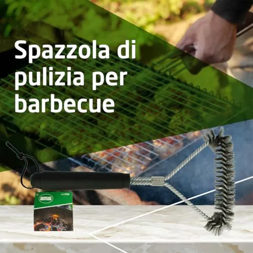Amig Fireplus spazzola barbecue acciaio 30,5 cm