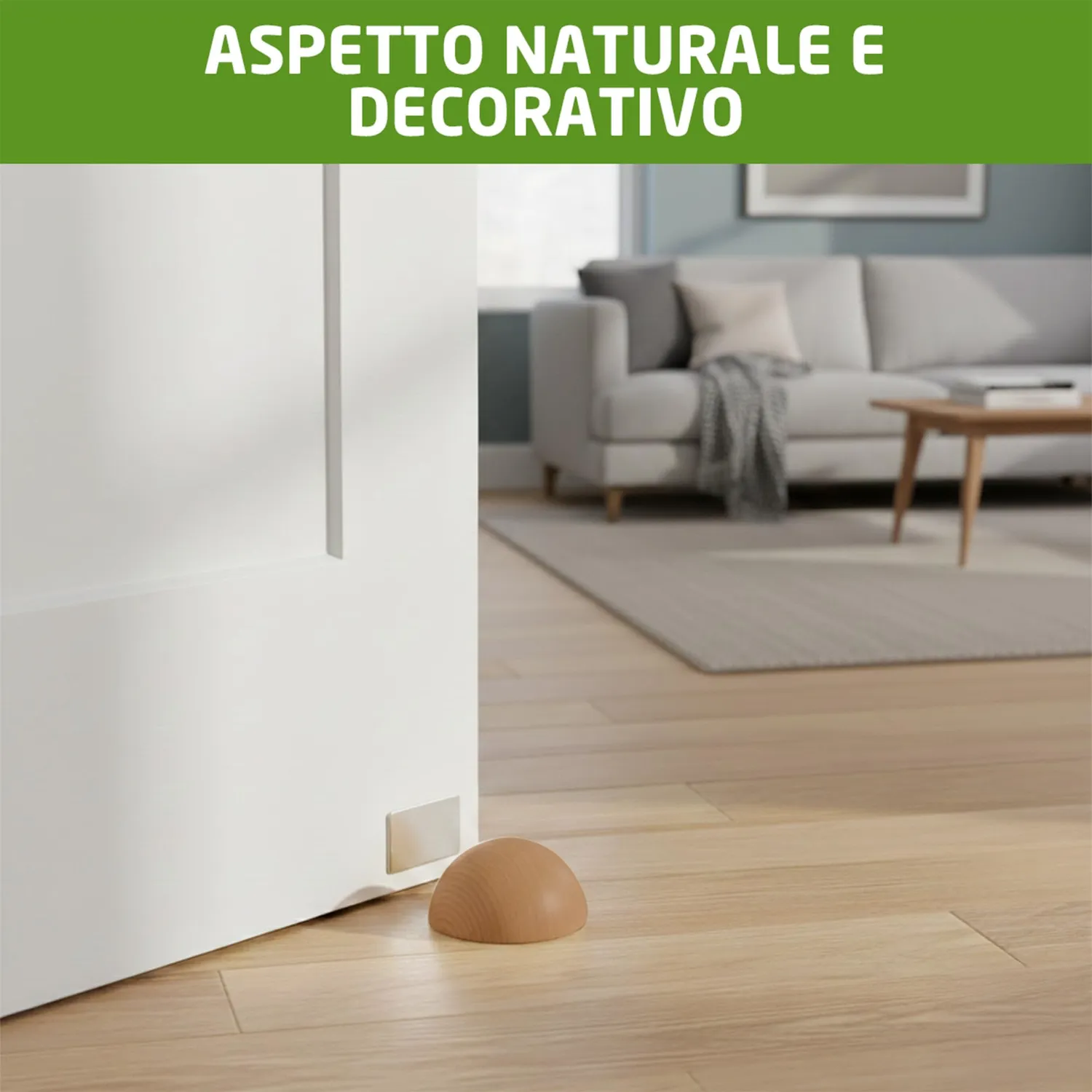 Amig fermaporta magnetico adesivo 48x25 mm faggio
