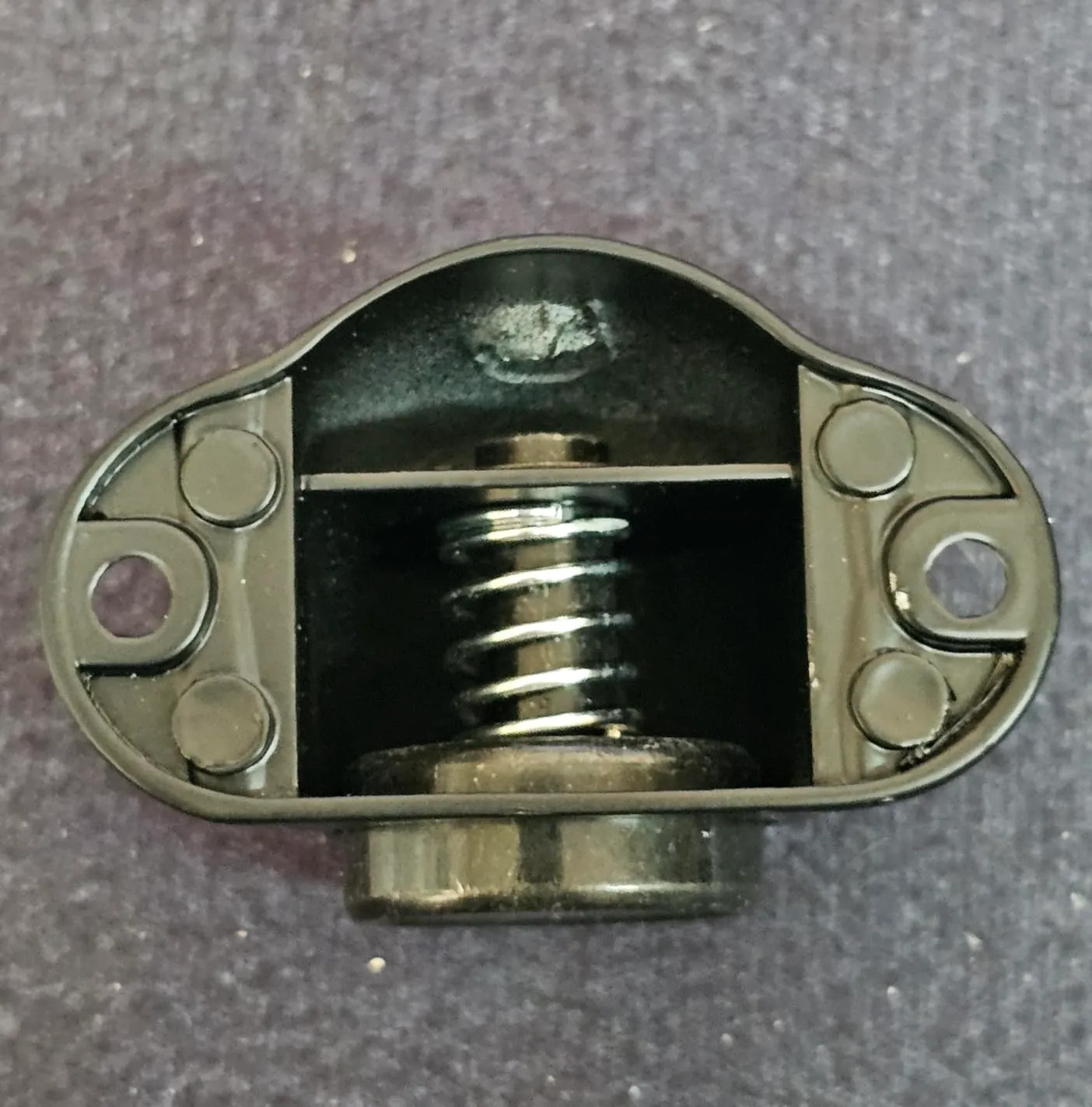 Amig Fermaporta Magnetico Pavimento Zamak Nero 44x40 mm