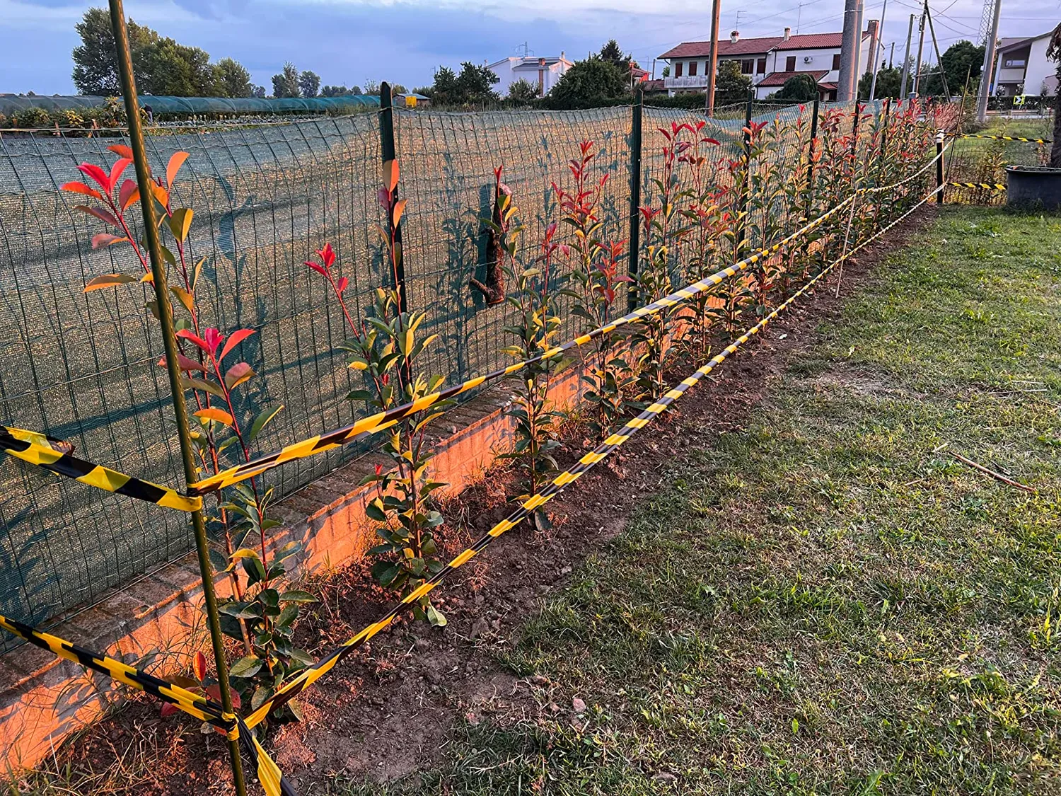 Amig Nastro Segnaletico Rosso Bianco 70 mm x 200 m