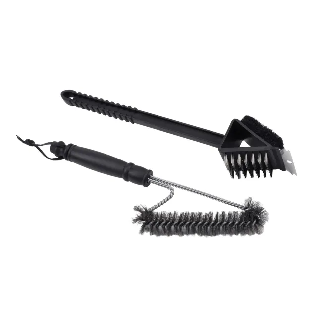Amig AM23 kit pulizia barbecue 37x6 cm in acciaio inox