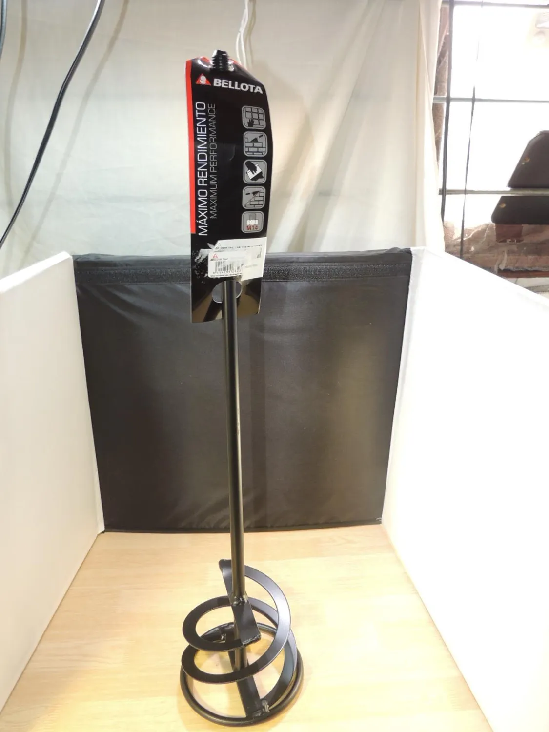 Bellota frusta miscelatore cemento 120mm M14 acciaio