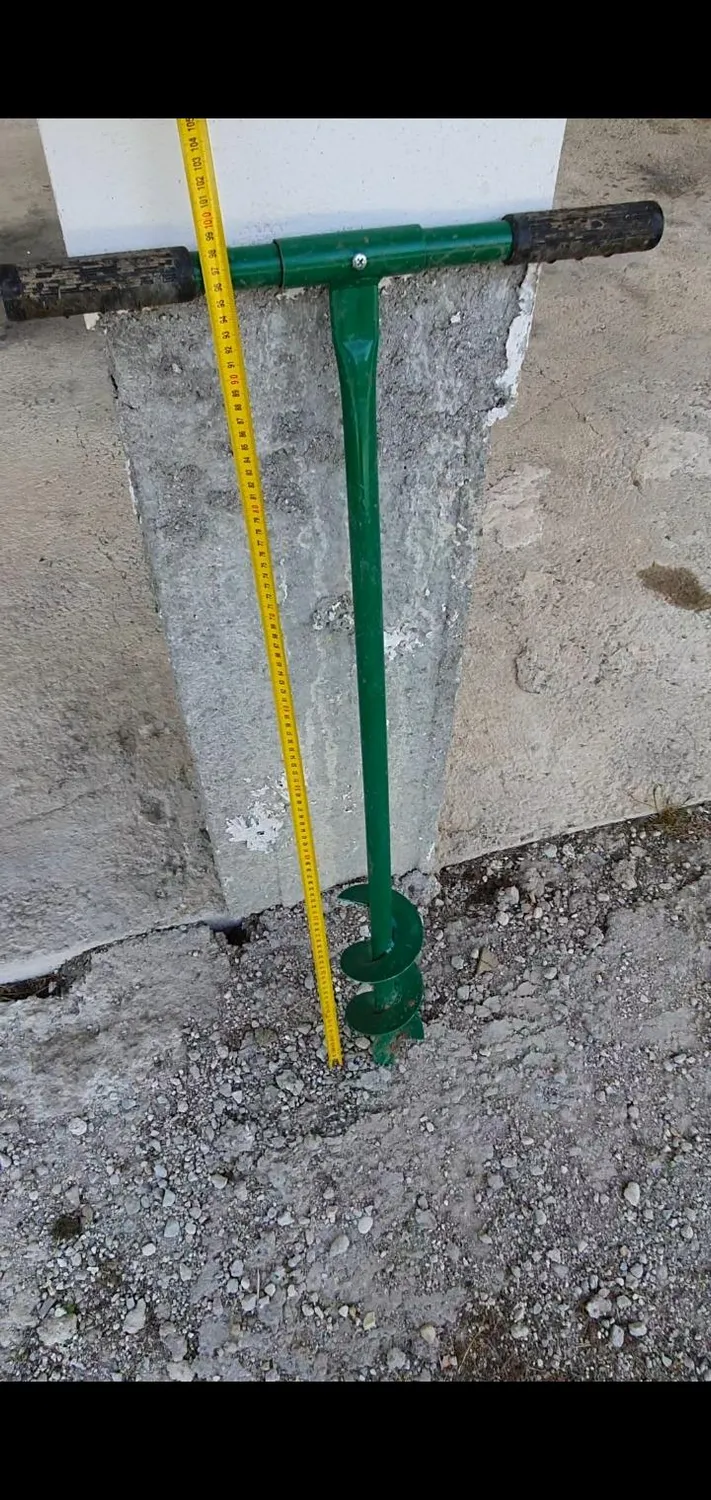 Ribimex Trivella Manuale Terreno Ø 15 cm Antiscivolo