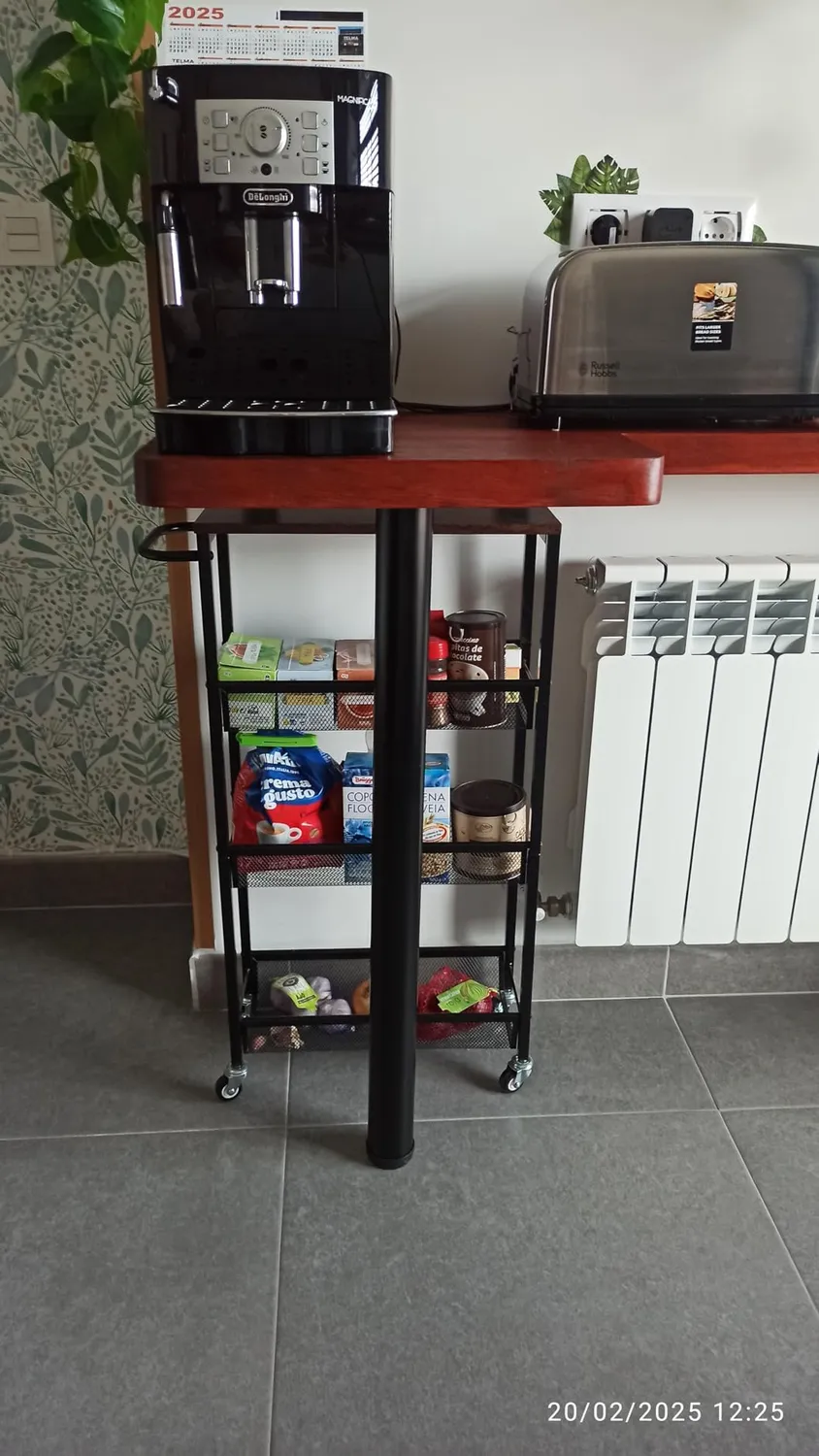 Amig Gamba Tavolo Acciaio Bianca 60x870 mm