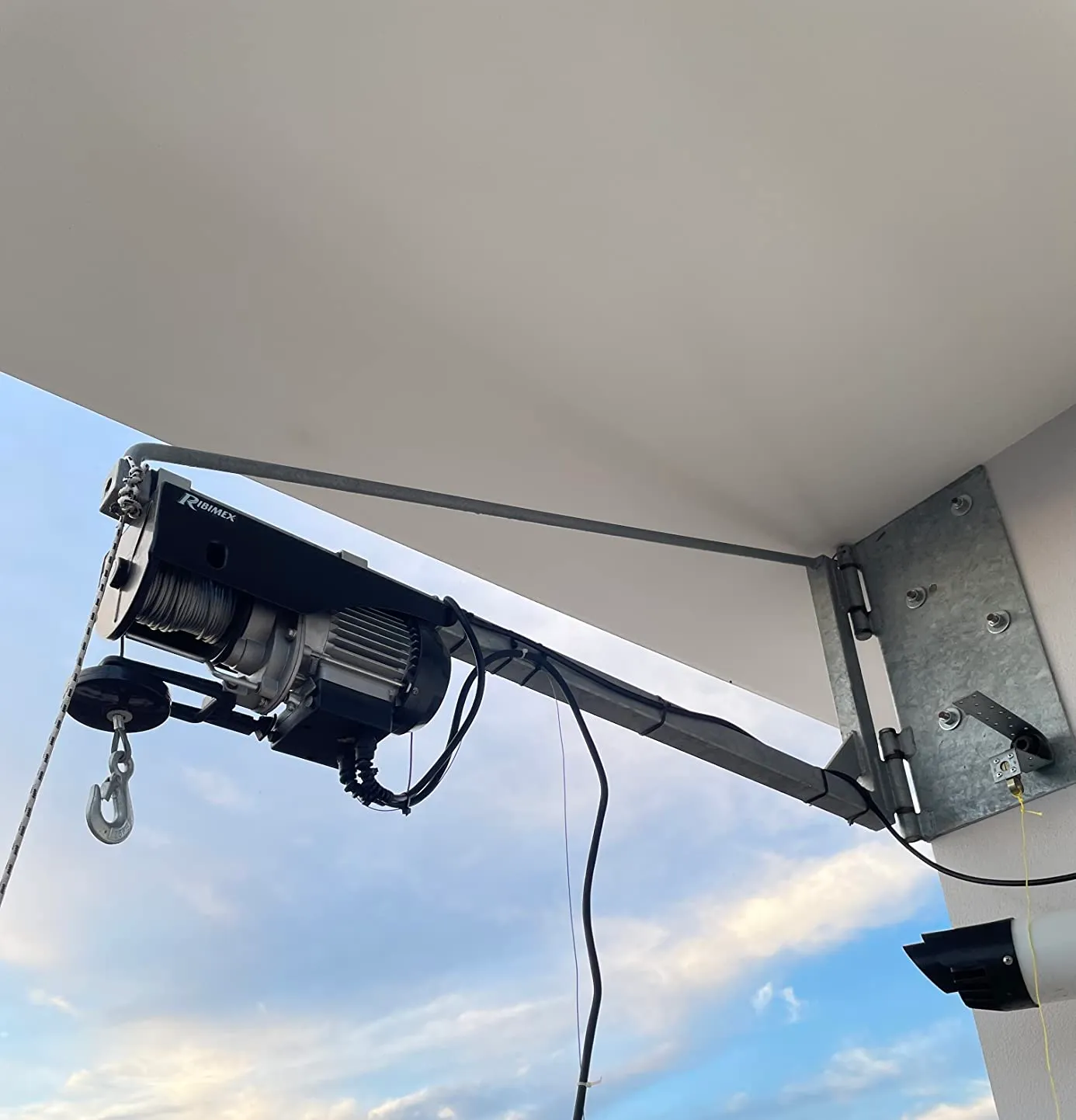Ribimex PE125/250C/1 paranco elettrico 125/250 kg cavo 18 m