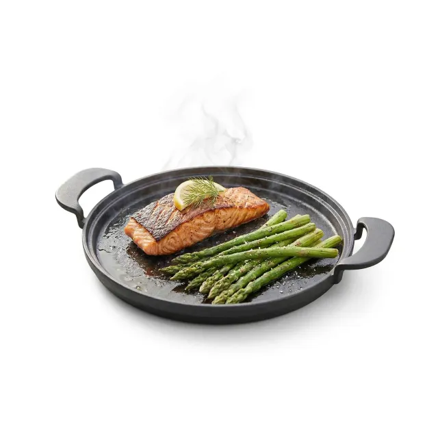 Amig AM39 padella ghisa 31 cm barbecue alta resistenza