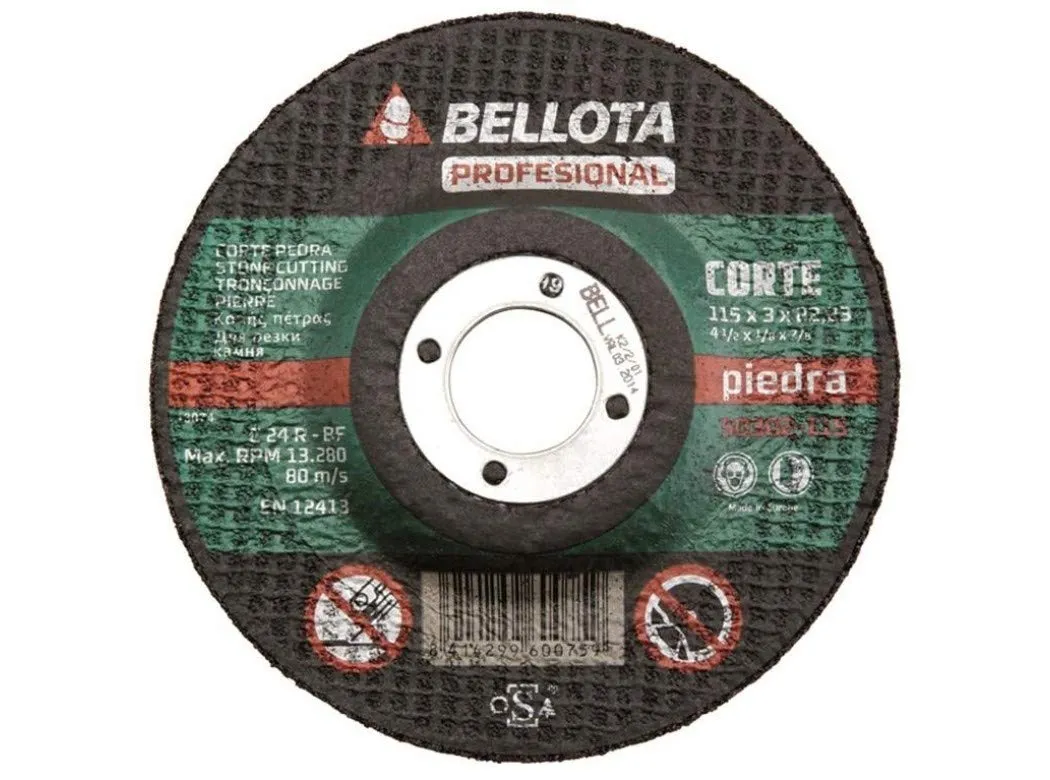 Bellota Stone Professionale disco abrasivo pietra 3 mm