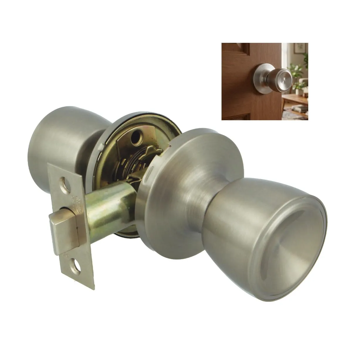 Amig 601 pomolo porta interna 60-70 mm ottone opaco