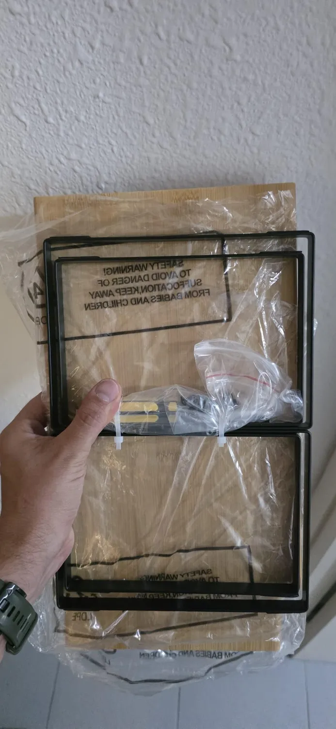 Amig Soren Mensole Spezie Set 2 Pezzi Nero Bambù Impilabili