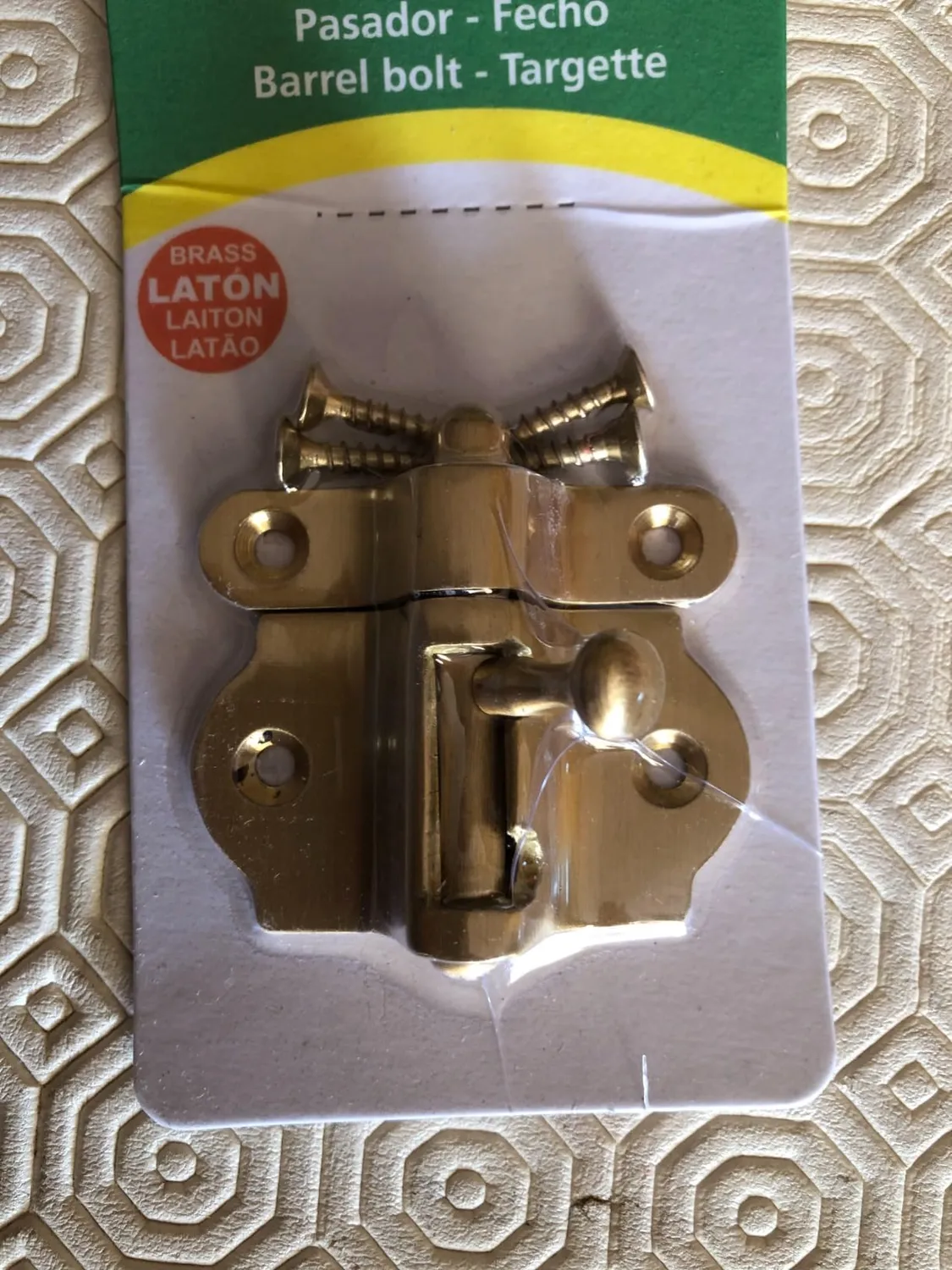 Amig 720 chiavistello porta 30x53 mm ottone dorato opaco