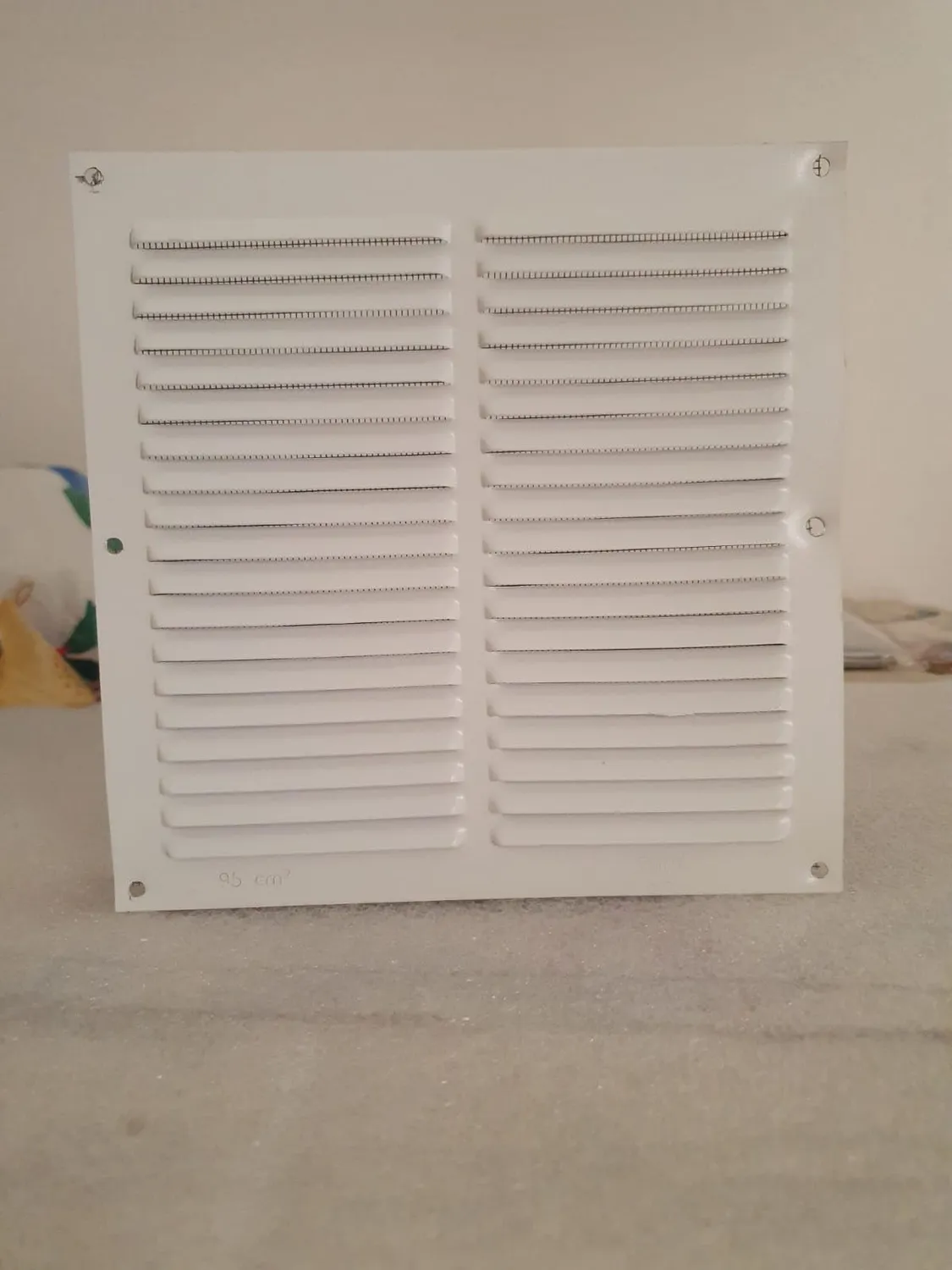 Amig 250x250 mm Griglia di Ventilazione Bianca Alluminio