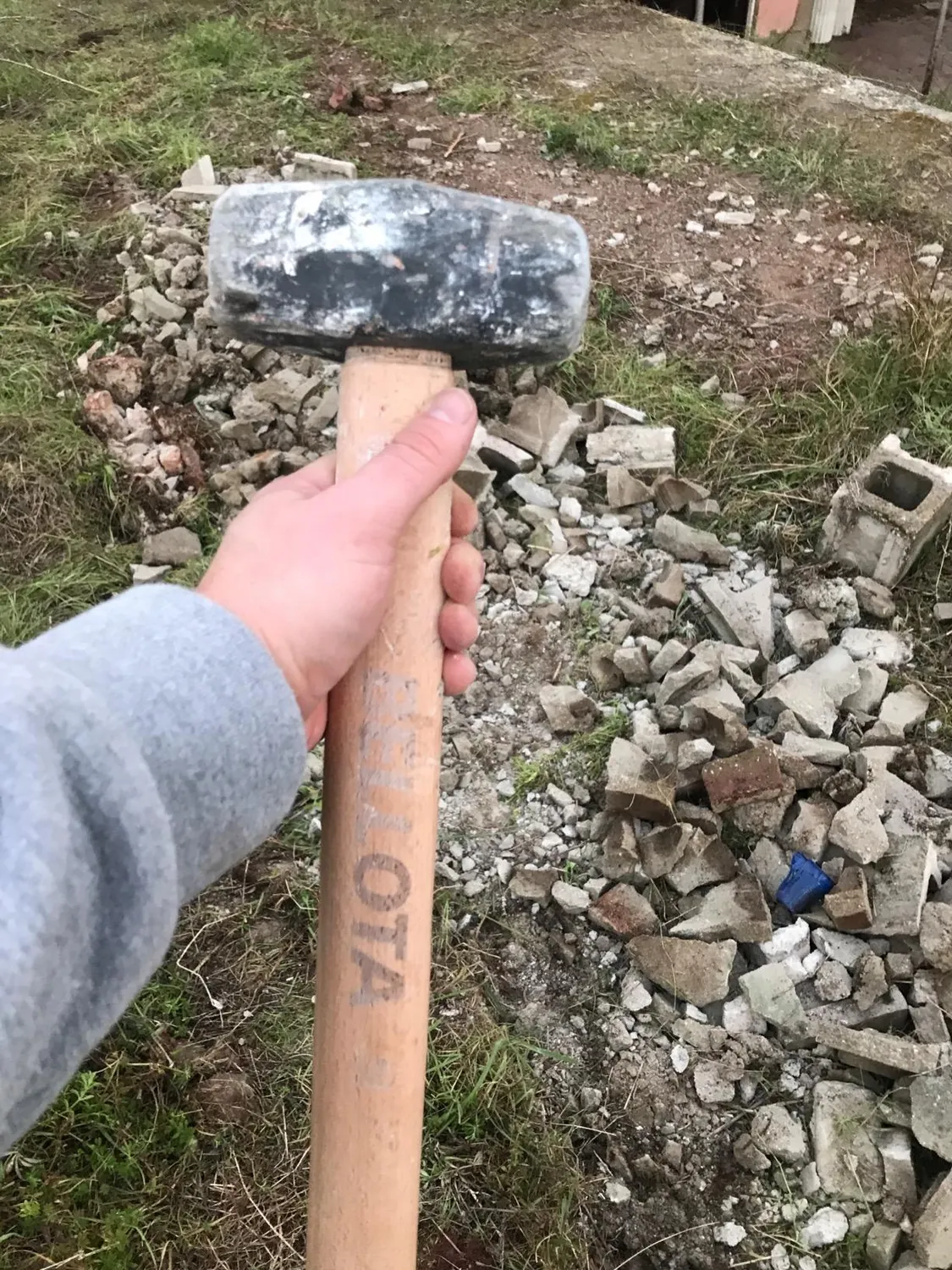 Bellota Mazza Lati Dritti 2 Kg Manico Faggio Demolizione