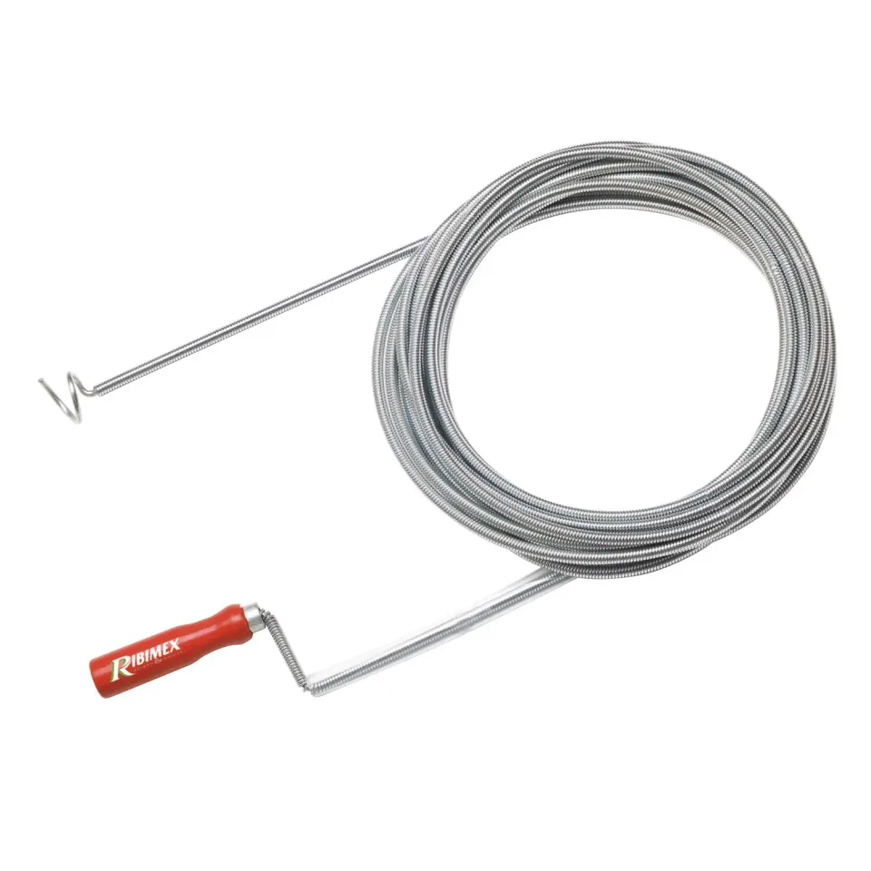 Ribimex Sonda Sturatubi 7 m 8 mm per scarichi e WC