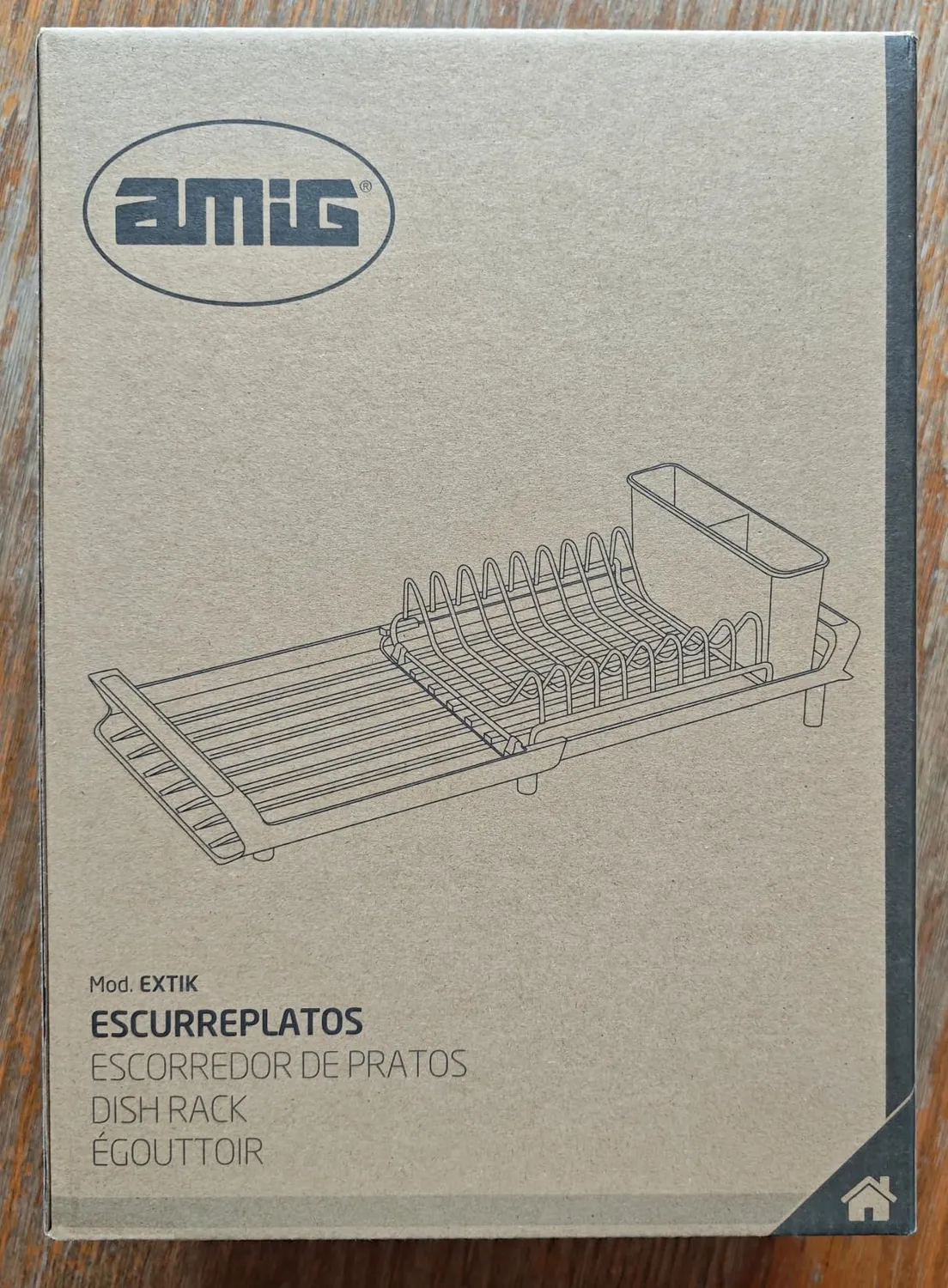Amig Extik Scolapiatti Estensibile Nero 28-47 cm