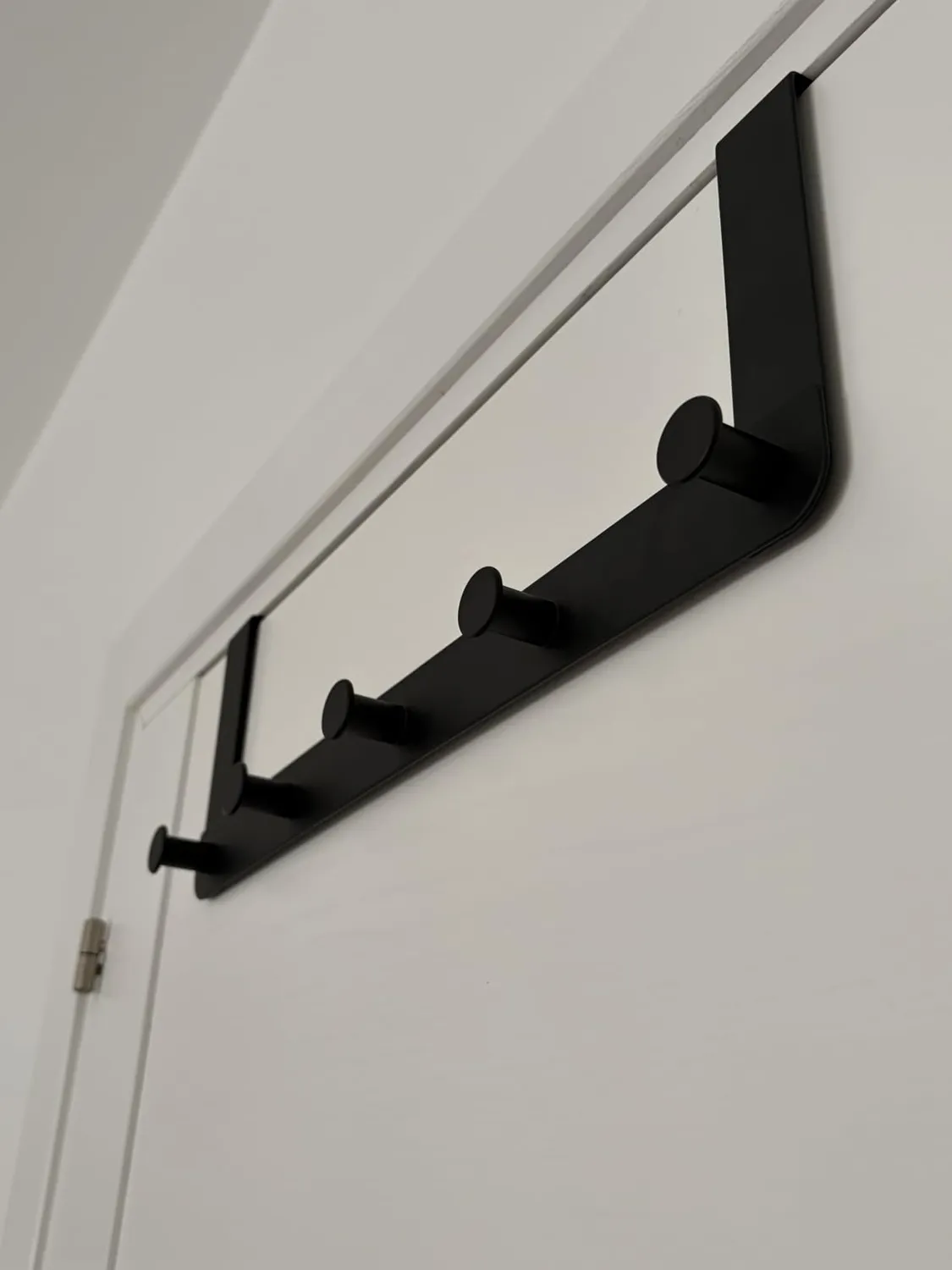 Amig CP41 appendiabiti da porta nero acciaio