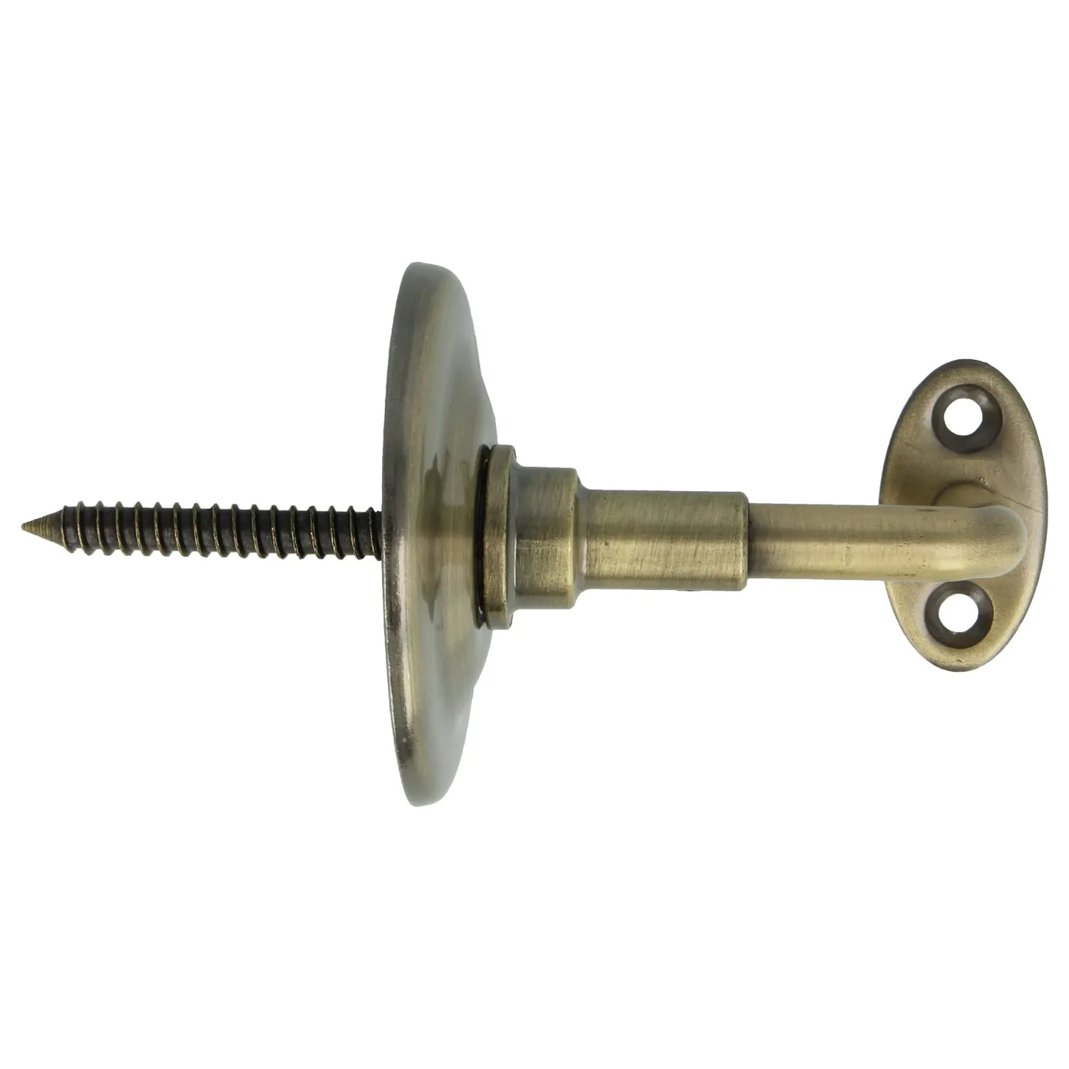 Amig supporto corrimano acciaio cuoio 70 mm antiruggine