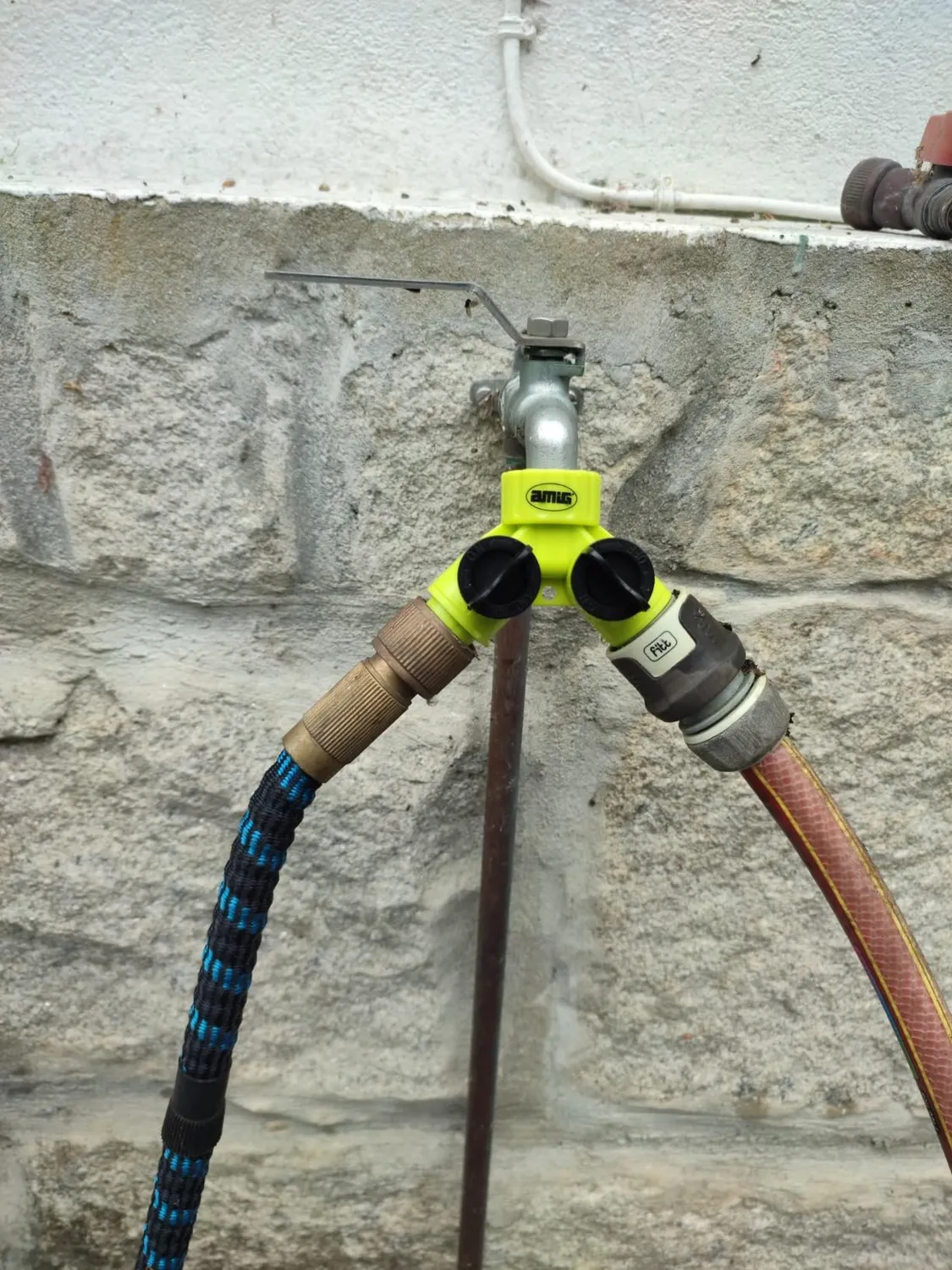 Amig R05 sdoppiatore rubinetto 2 vie verde pistacchio