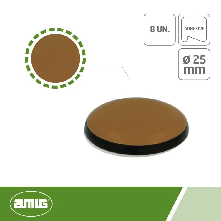 Amig 77 pattino adesivo scorrevole 25 mm teflon