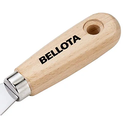 Bellota spatola 50 mm acciaio manico legno stuccatura