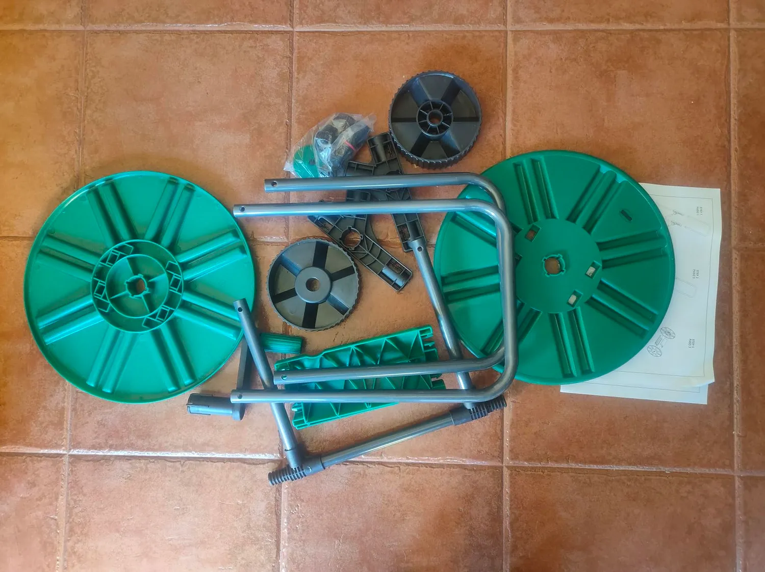 Amig carrello avvolgitubo 45 m verde 75 cm