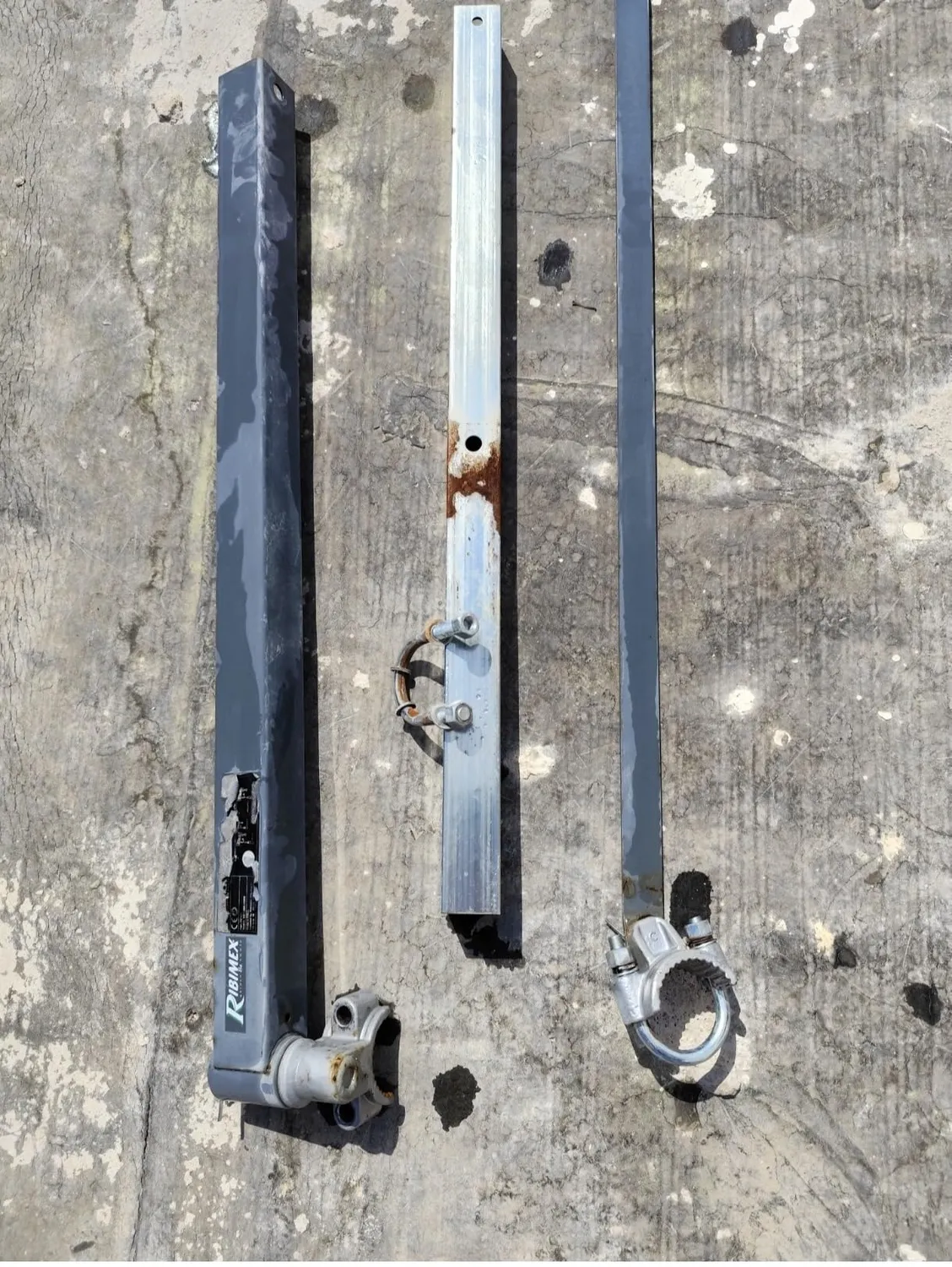 Ribimex Supporto a Bandiera per Paranco 0,75-1,10 m 600 kg