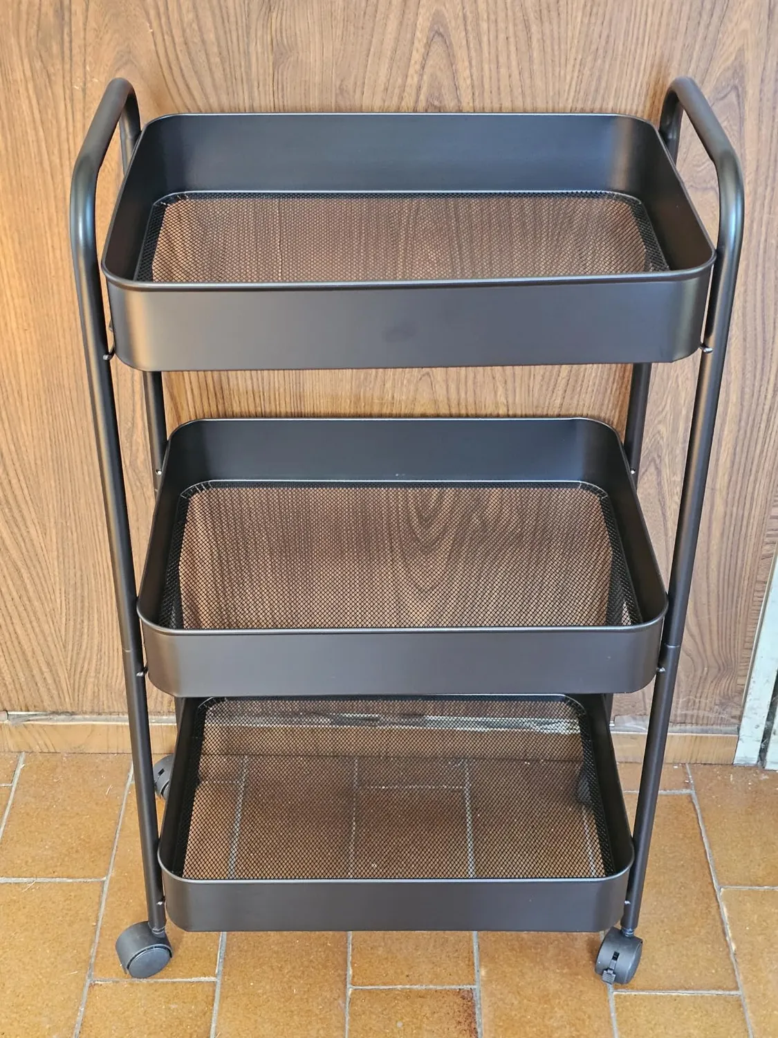 Amig Klipsa carrello cucina bianco 3 ripiani
