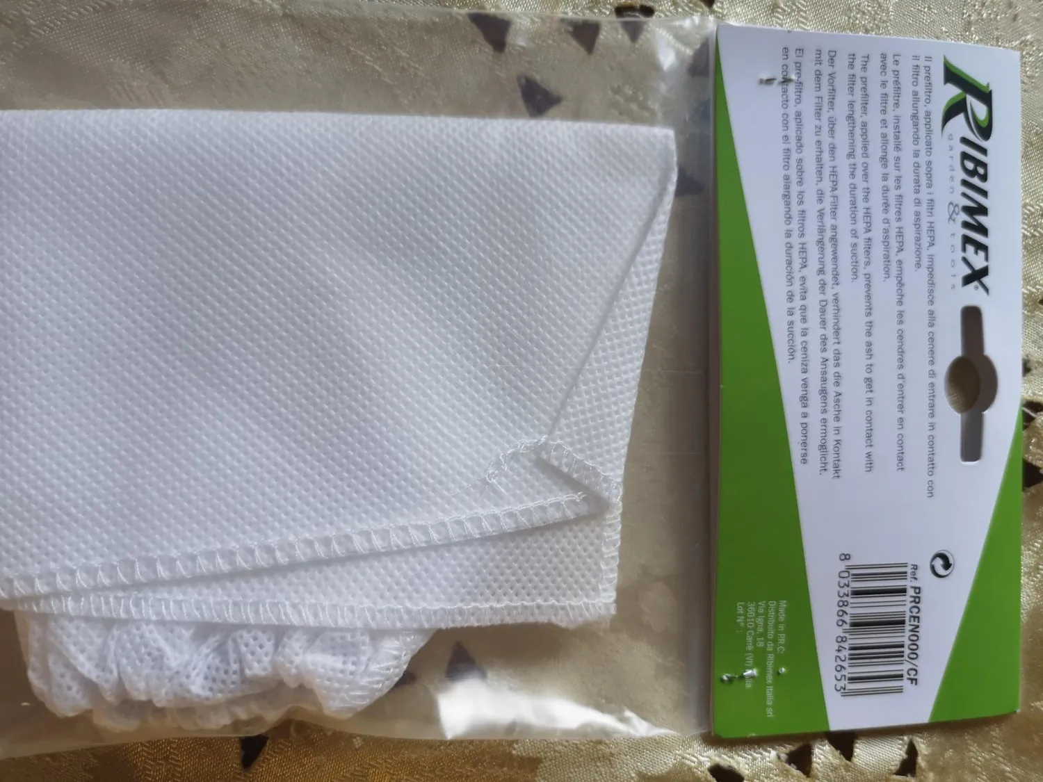 Ribimex PRCEN000/CF prefiltro aspiracenere autoestinguente