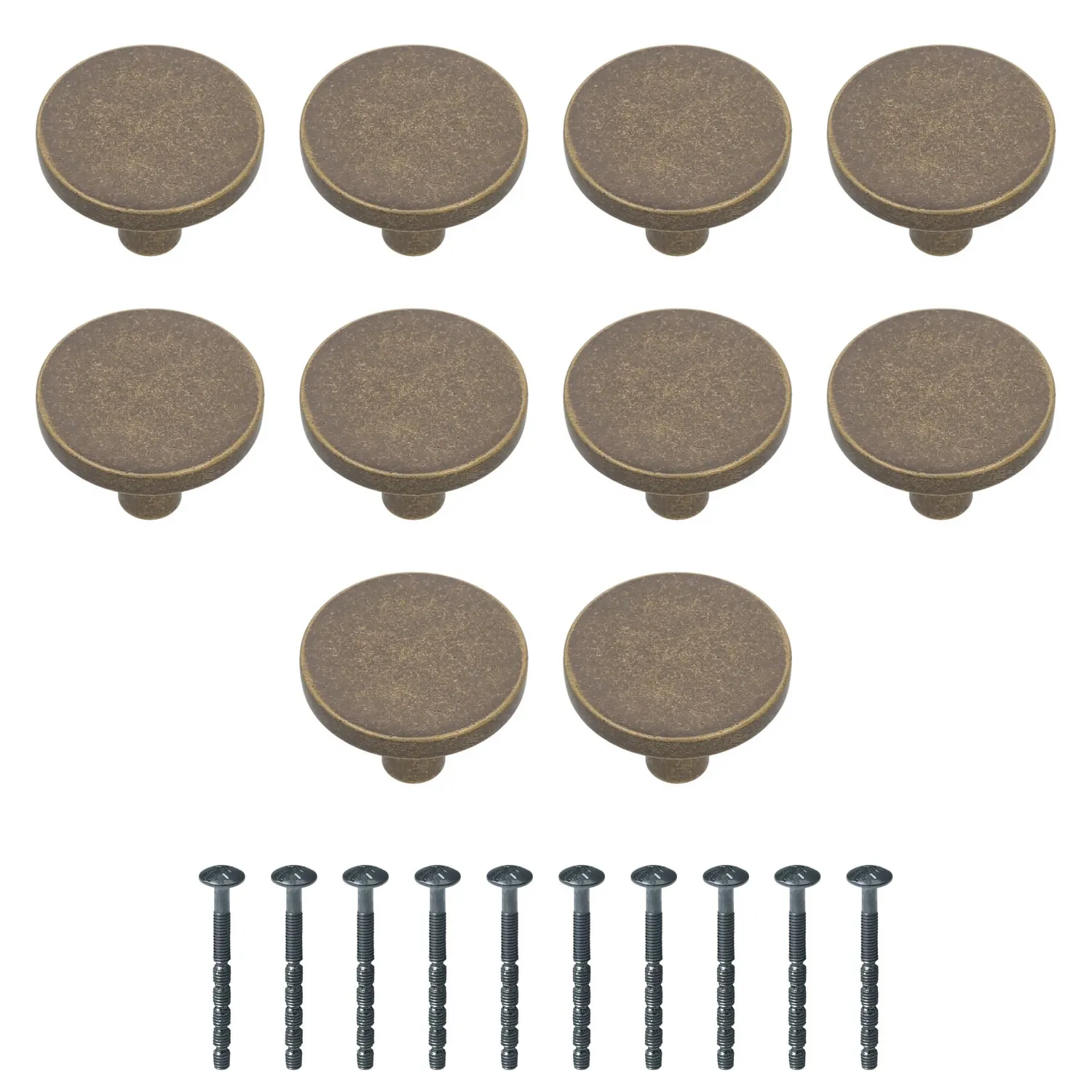 Amig 802 pomelli mobili Ø35 mm oro spazzolato 10 pz