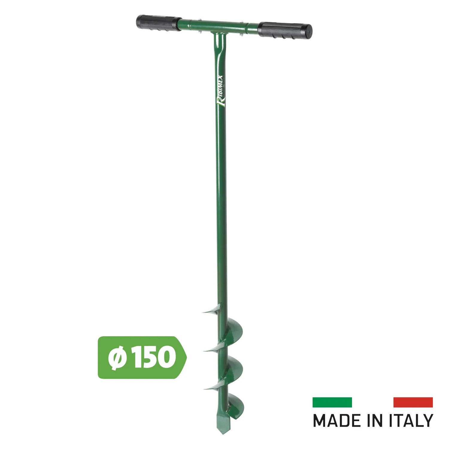 Ribimex Trivella Manuale Terreno Ø 15 cm Antiscivolo