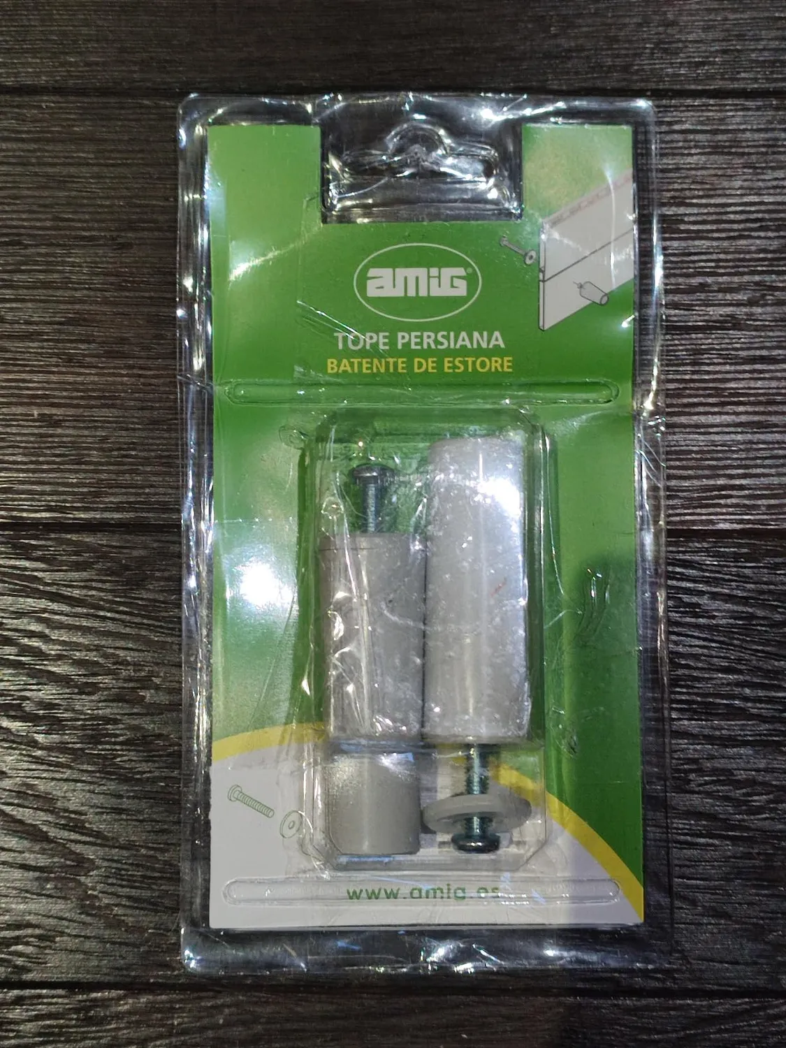 Amig Fermo Tapparella Conico 60 mm Grigio Plastica