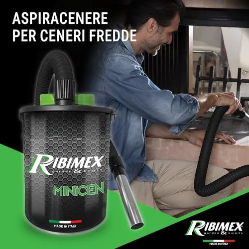 Ribiland-Ribimex Minicen aspiracenere elettrico pellet 800W 10L
