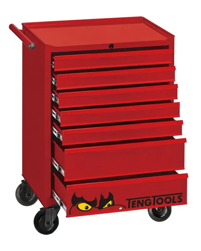 TengTools Classic TCW707K Carrello 7 Cassetti 27" Rosso