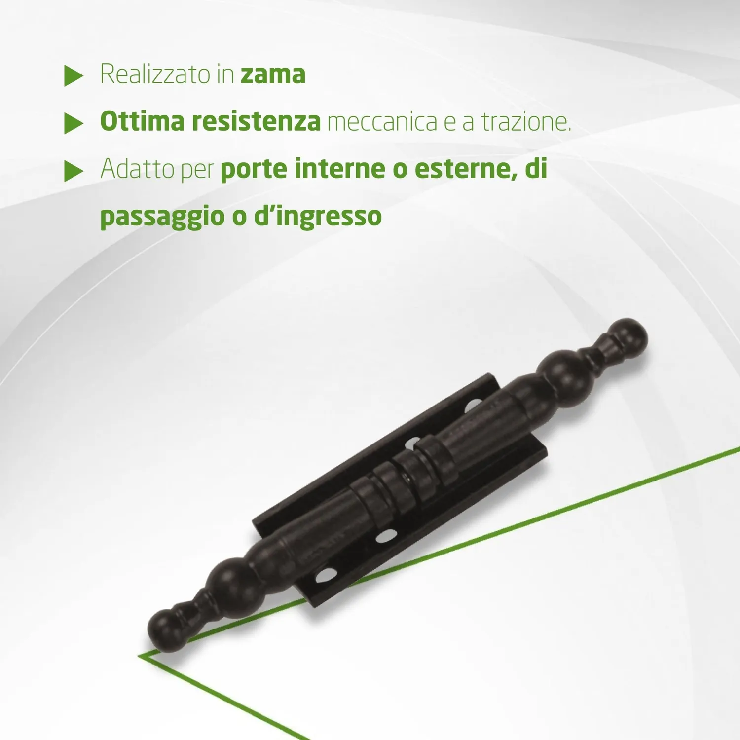 Amig Cerniera Smontabile 100x10 mm Nera in Zama