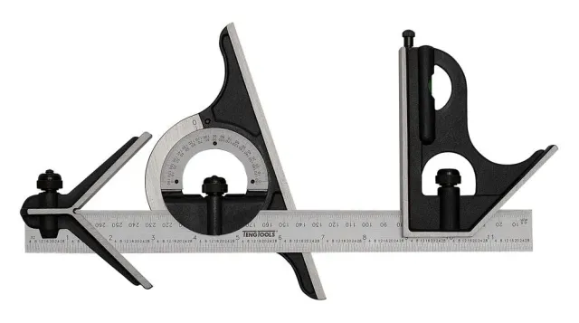 TengTools Squadra Combinata 300mm in Acciaio