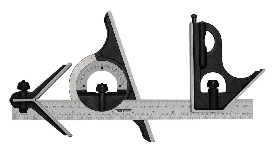 TengTools Squadra Combinata 300mm in Acciaio