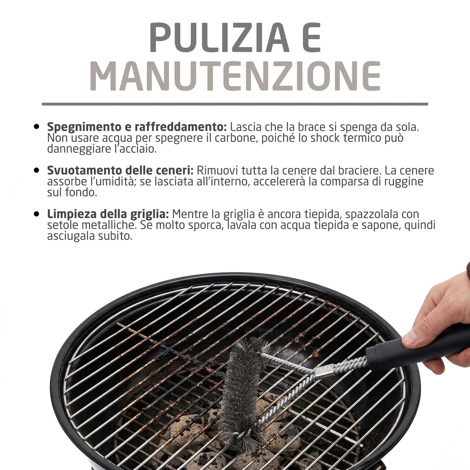 Amig Krypta barbecue carbone 37x37x45 cm nero