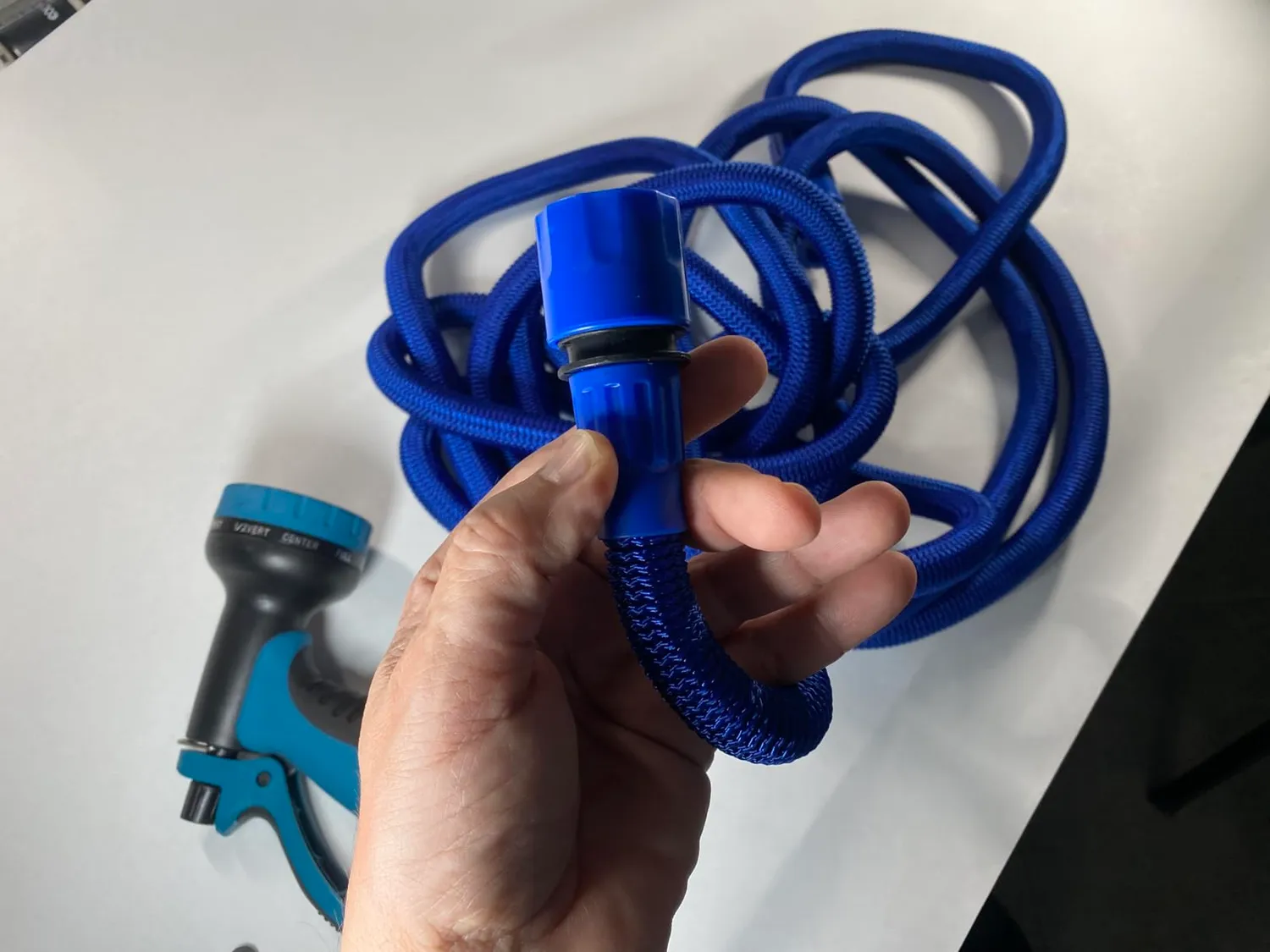 Amig Tubo Irrigazione Espandibile 15 m Blu 9 Getti