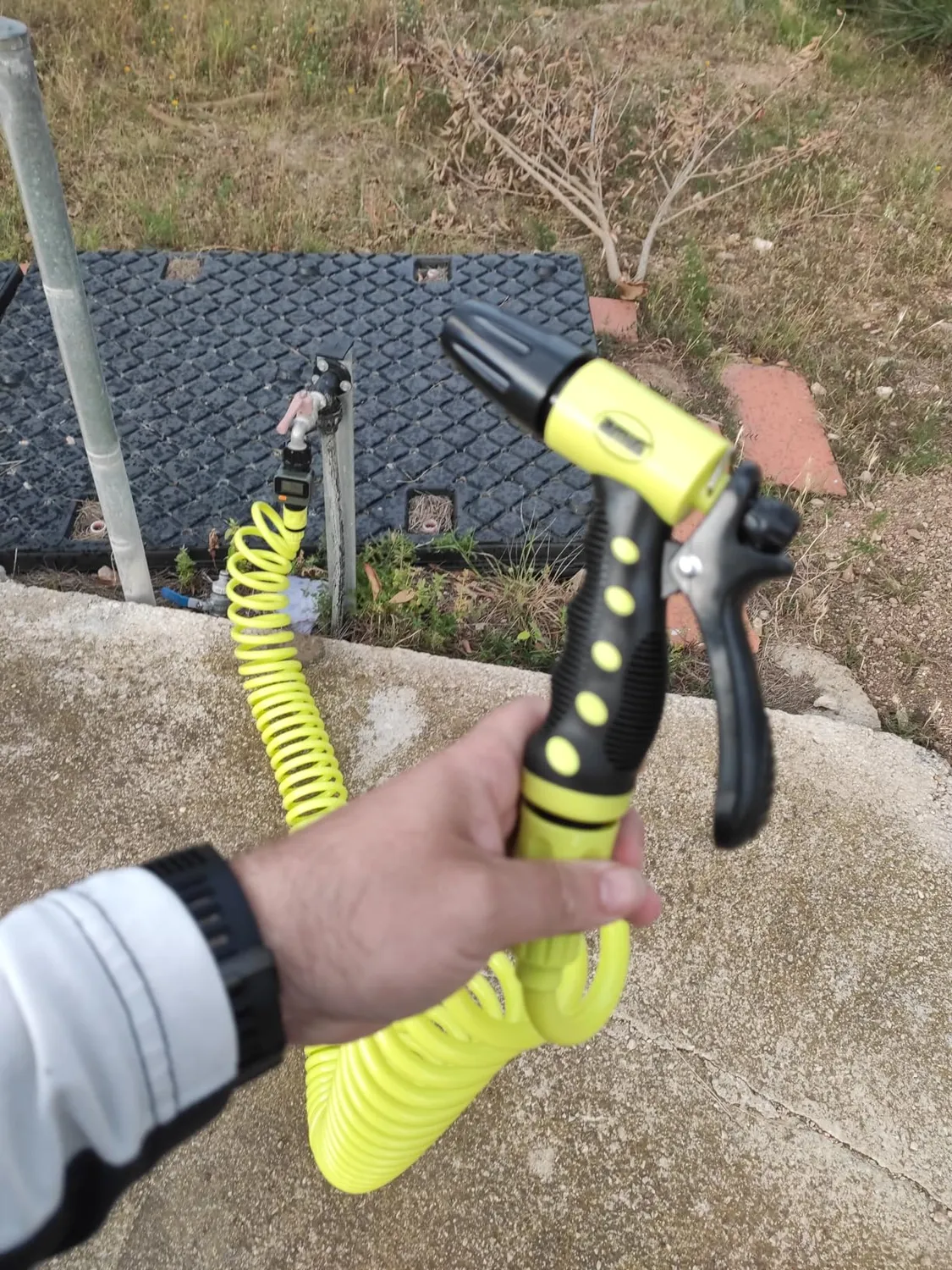 Amig tubo spirale 15 m con pistola verde kit
