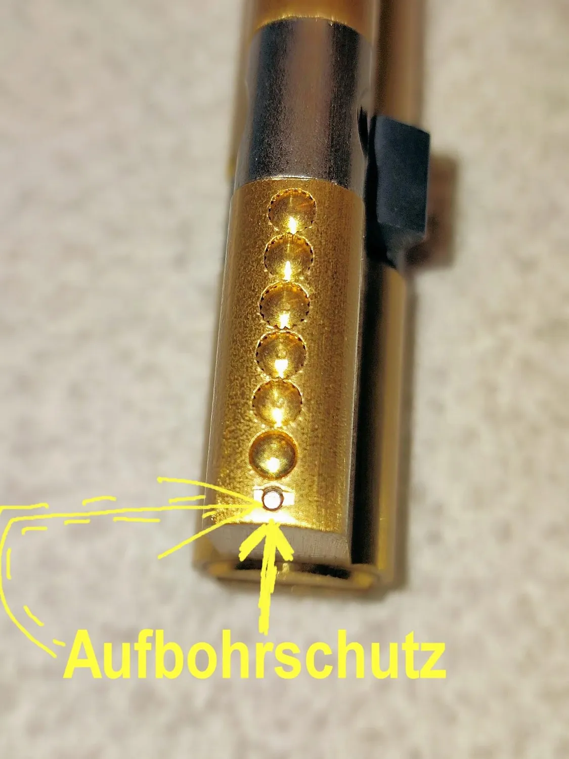 Amig cilindro sicurezza 66 mm 31-35 oro opaco 5 chiavi
