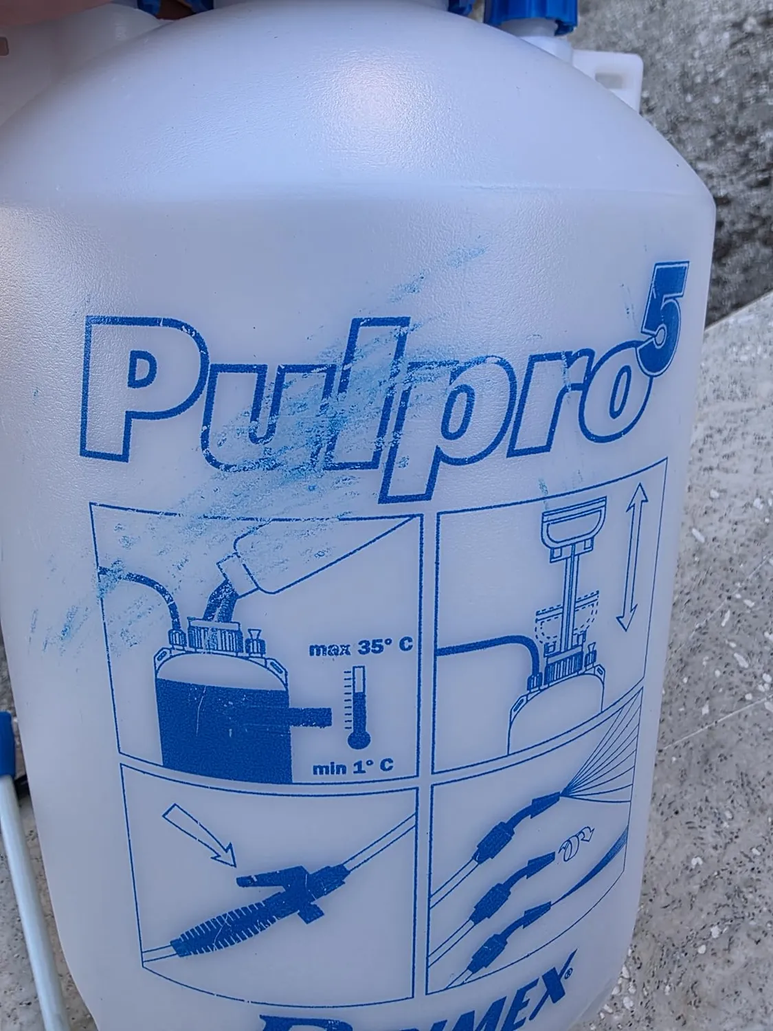 Ribimex Pulpro 5 Nebulizzatore a Pressione 5,8 L