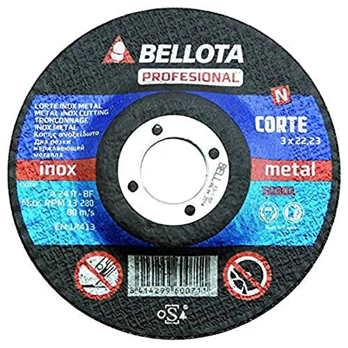 Bellota Disco Abrasivo Taglio Inox-Metal 3 mm resistente